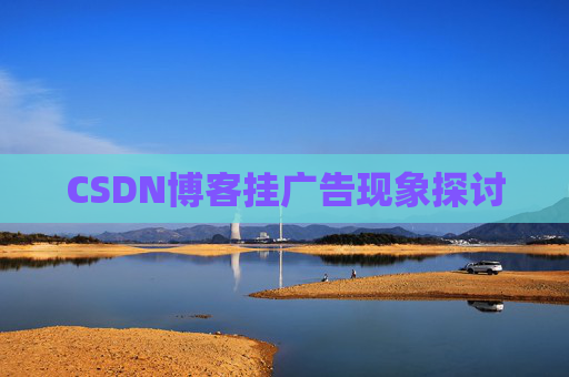 CSDN博客挂广告现象探讨 CSDN博客挂广告现象探讨